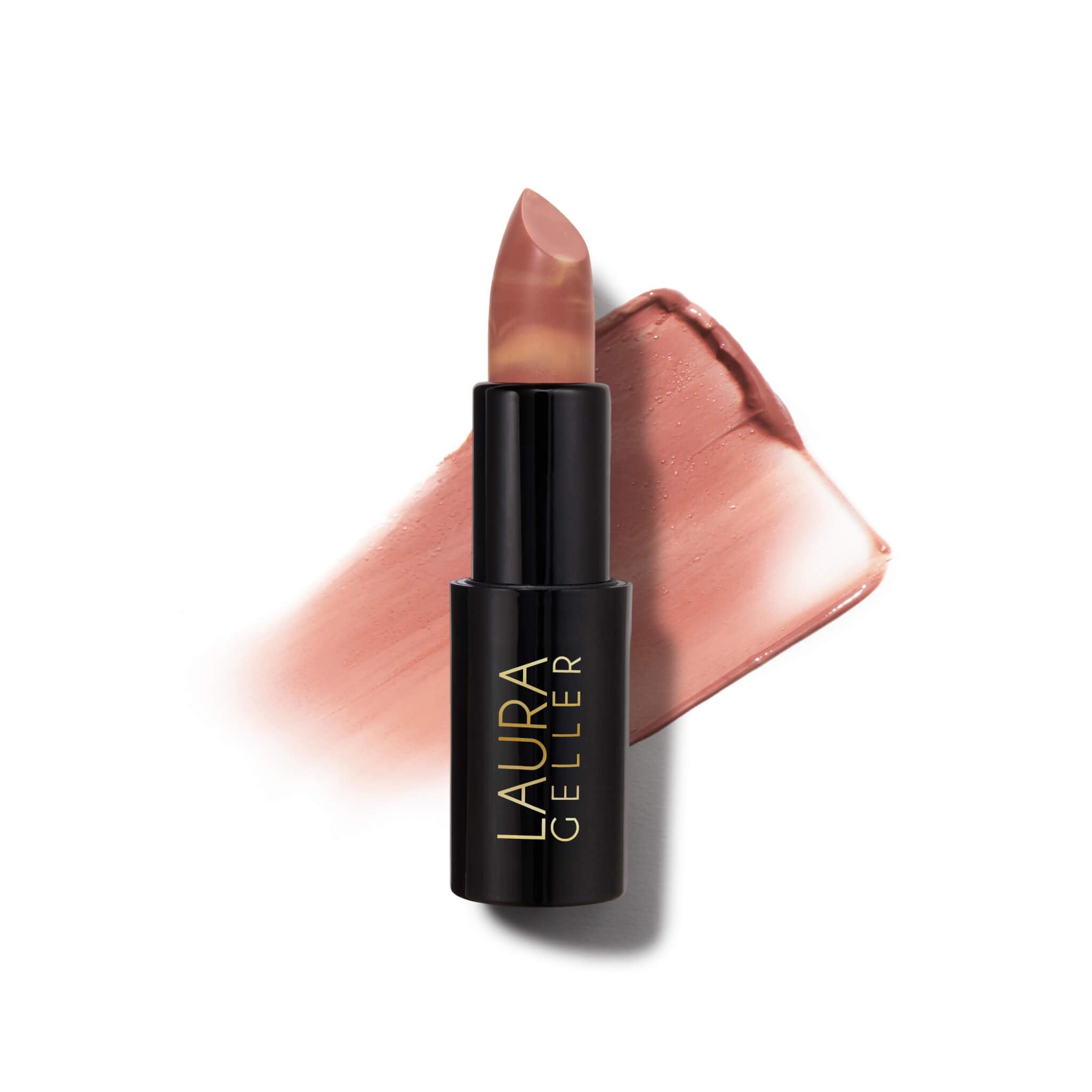 LAURA GELLER empaque frontal mostrando tono Berry Banana y acabado cremoso