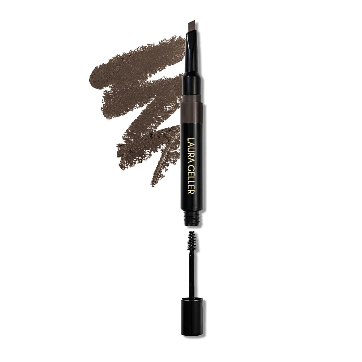 LAURA GELLER front packaging showing dual-ended brow tool and benefits
