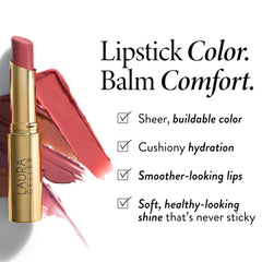 LAURA GELLER angled open stick demonstrating easy twist-up application