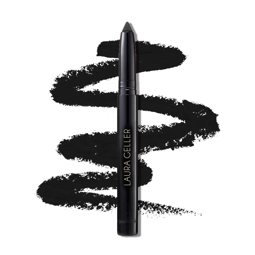 LAURA GELLER front packaging showing Deep Black pencil for bold definition