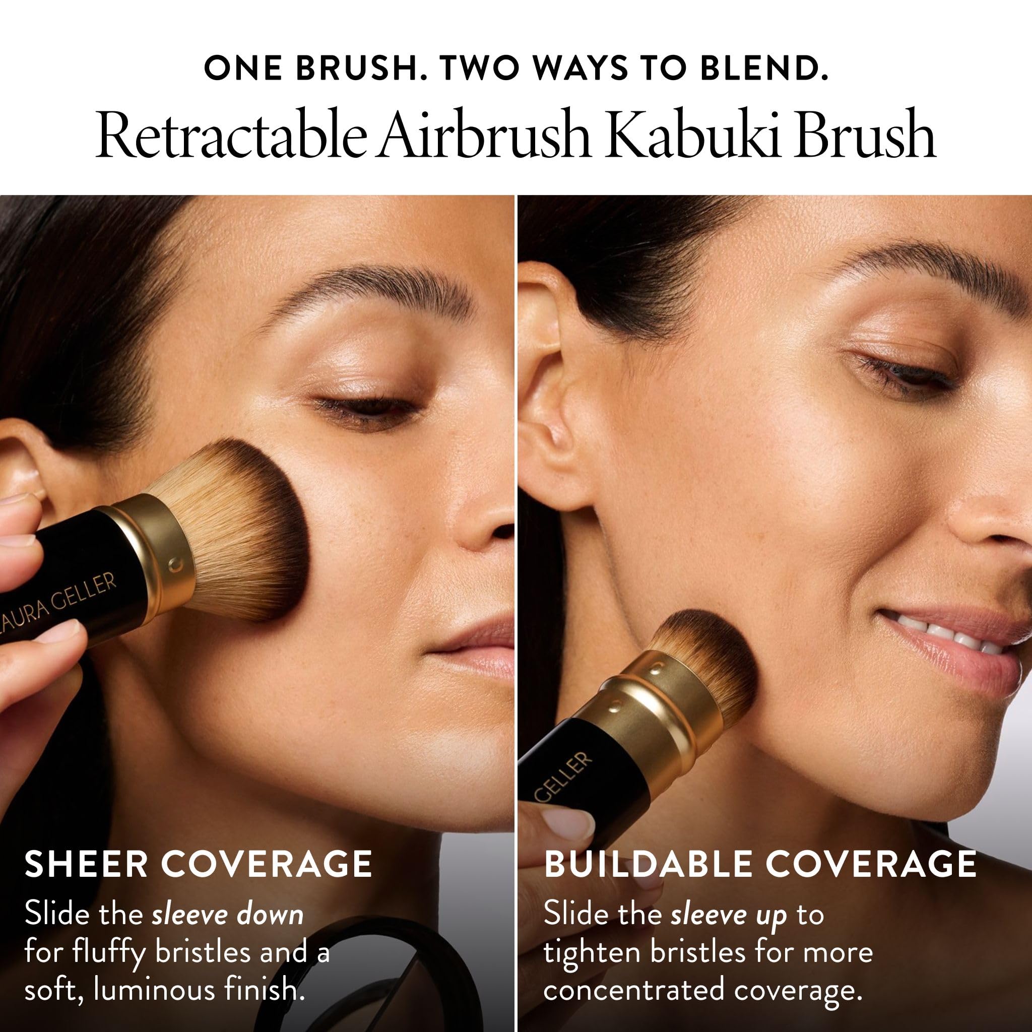 LAURA GELLER product label close-up highlighting key ingredients list