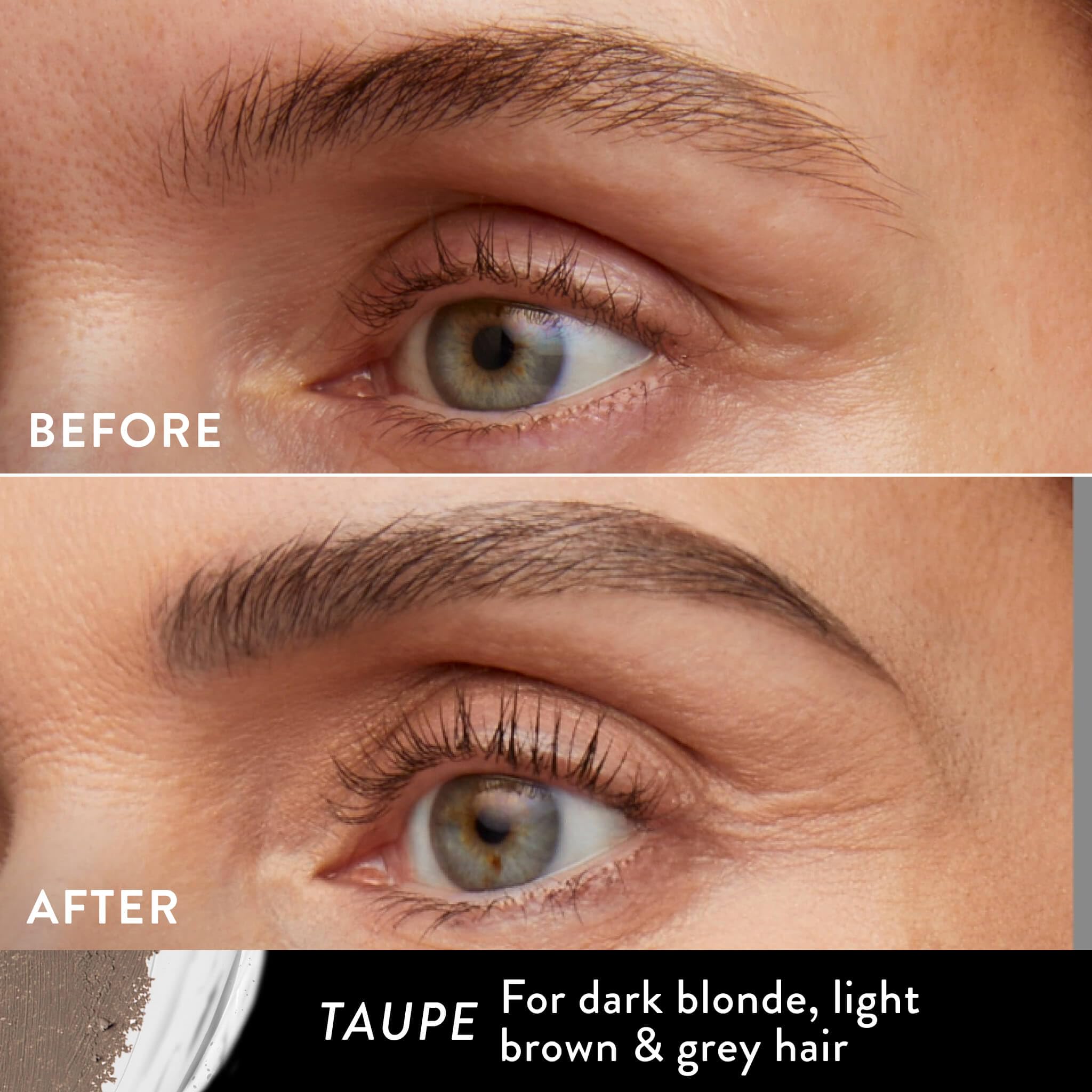 LAURA GELLER angled pencil tip close-up for precise hair-like strokes