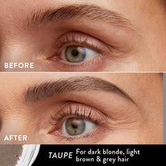 LAURA GELLER angled pencil tip close-up for precise hair-like strokes