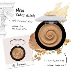 LAURA GELLER textura cremosa del Baked Gelato Swirl que facilita difuminado