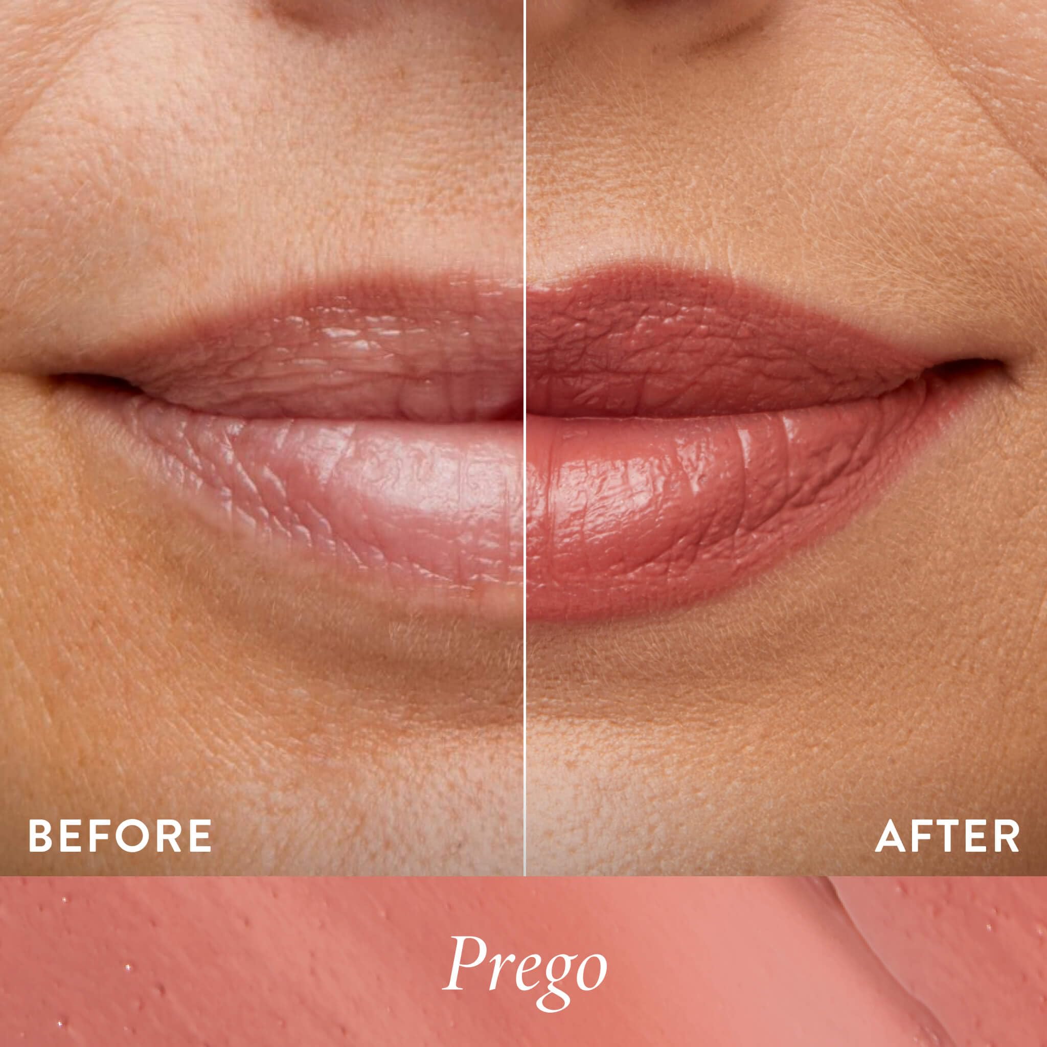 LAURA GELLER textura cremosa del labial Prego que muestra hidratación inmediata