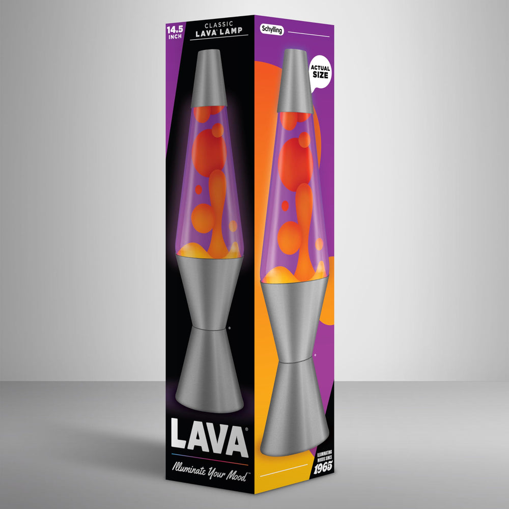 Lava Lite lámpara en sala aportando iluminación decorativa y calma