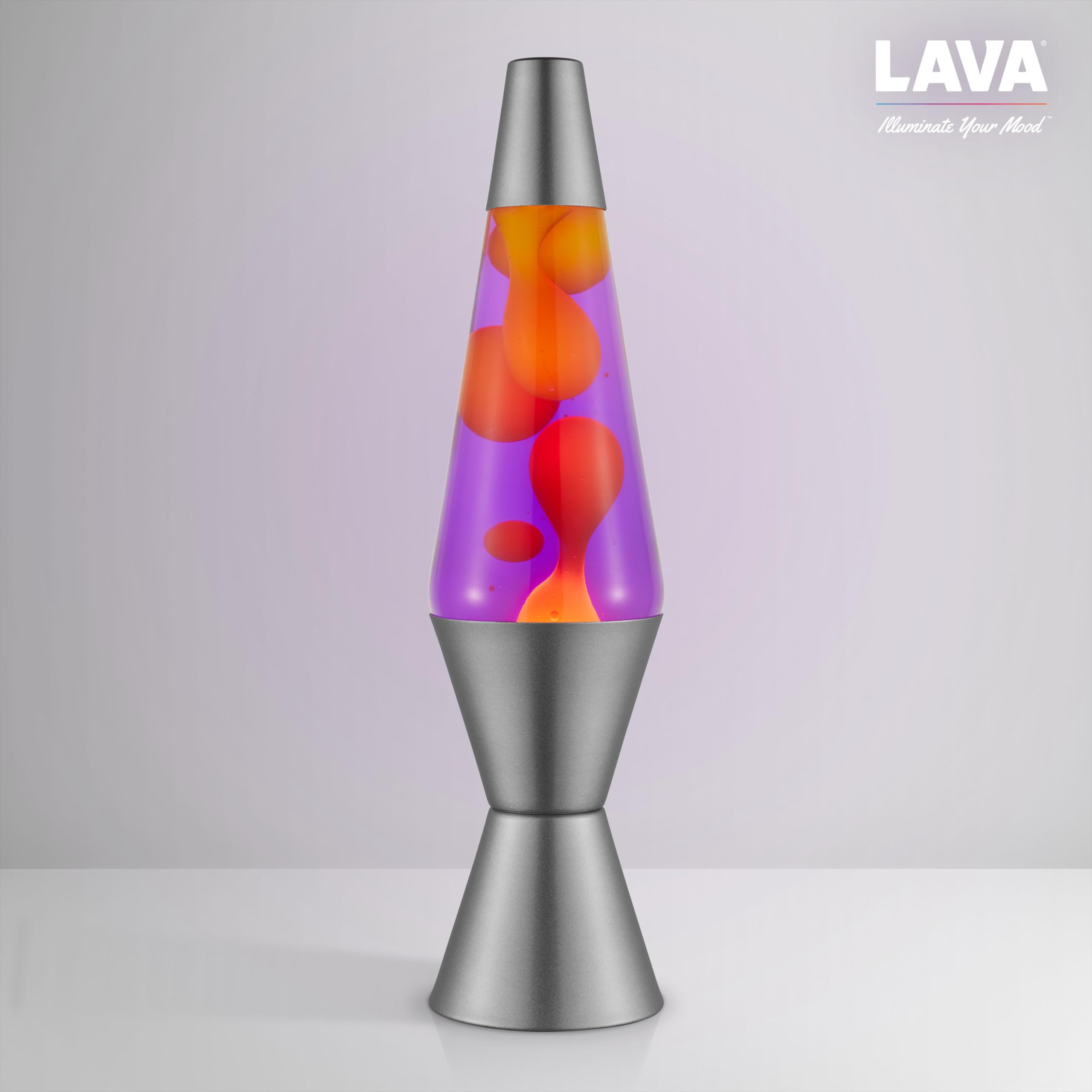 Lava Lite etiqueta de la base con información de bombilla y seguridad