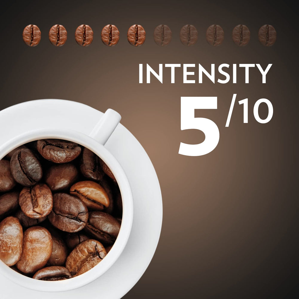 Lavazza comparación de tamaño 2.2 lb junto a objetos cotidianos, referencia de escala