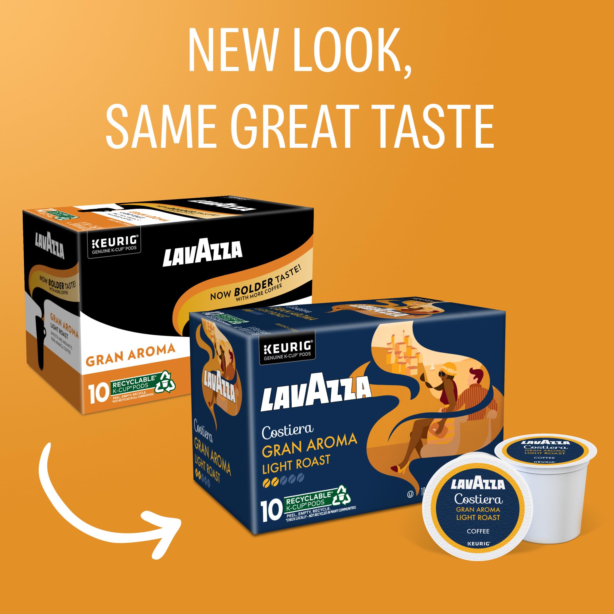 Lavazza Costiera cápsula detalle de superficie que facilita extracción consistente
