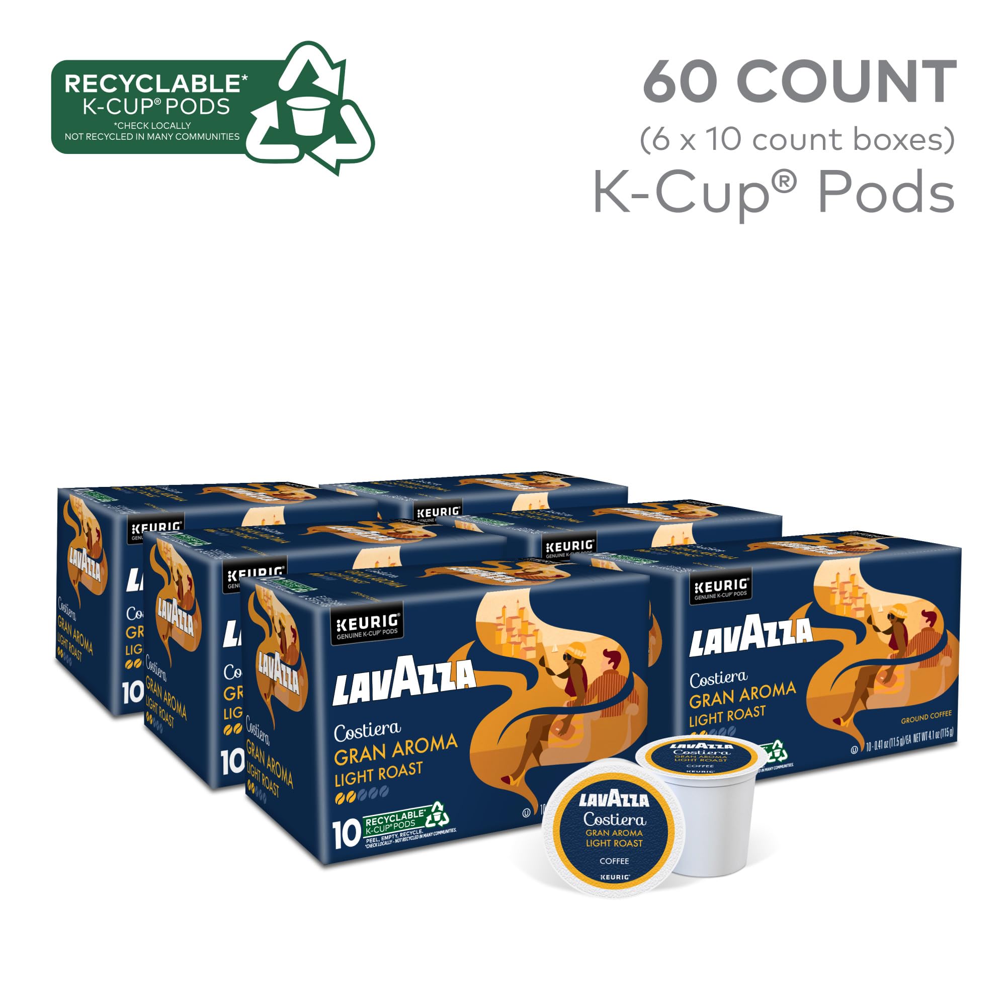 Lavazza Costiera taza servida con espuma resalta aroma floral y frescura