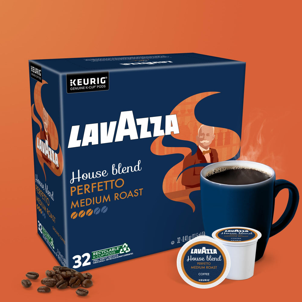 Lavazza empaque detalle del nombre del blend y atractivo visual
