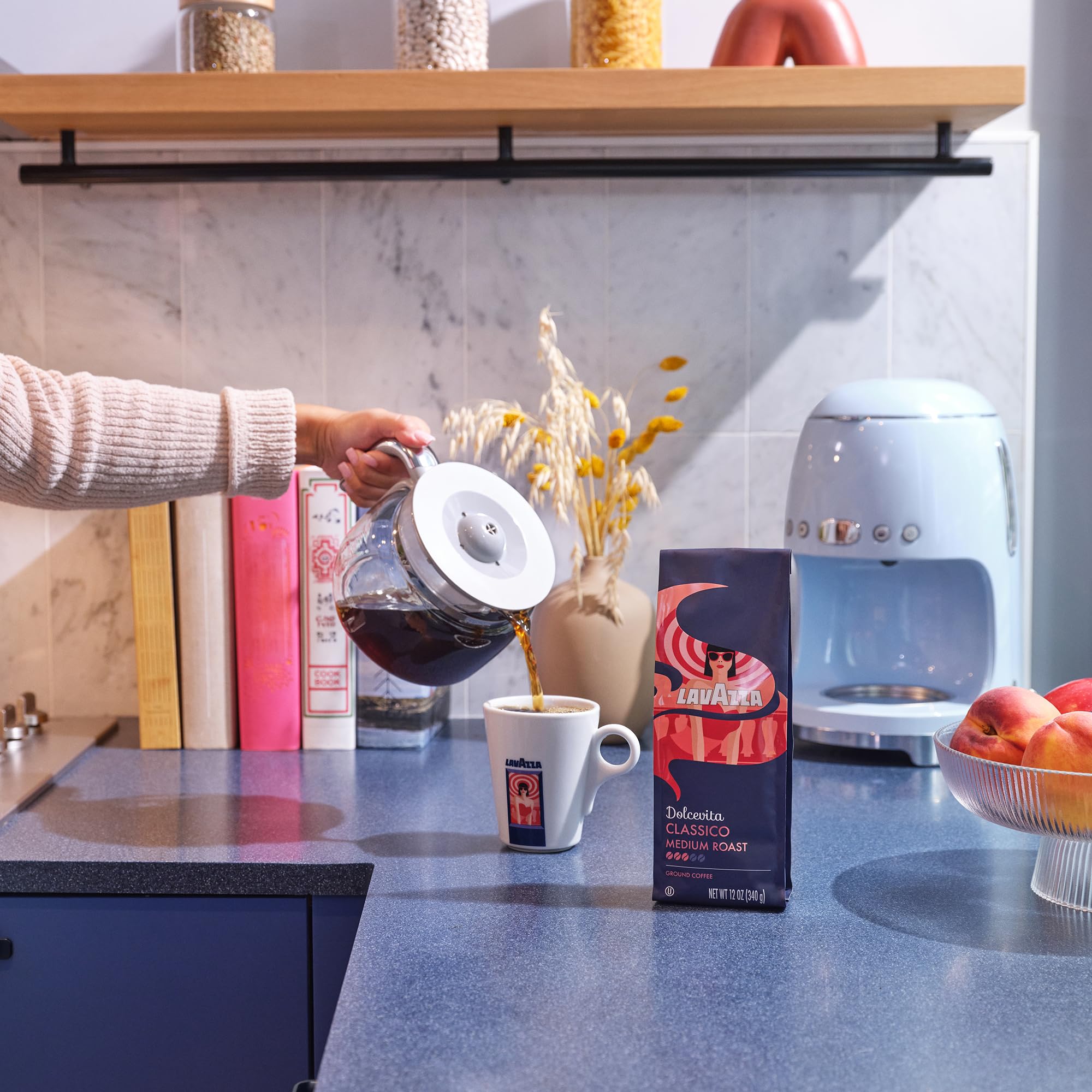 Lavazza Dolcevita ambientación de cocina estilo italiano inspirando ritual diario
