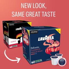 Lavazza Dolcevita close-up of K-Cup pod highlighting easy brewing
