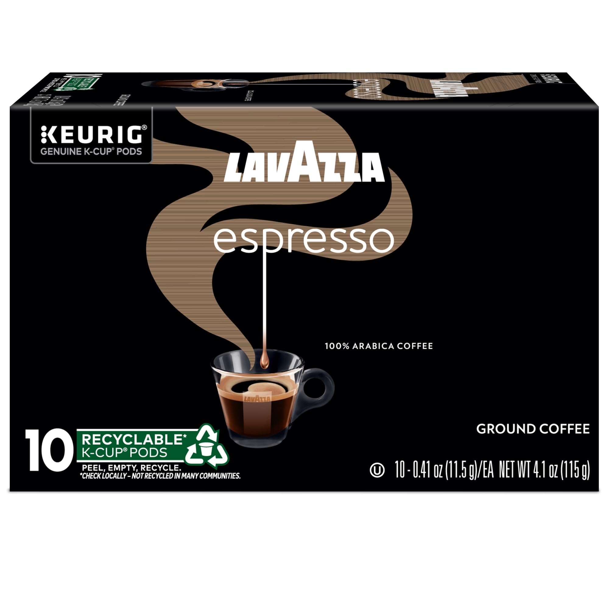 Lavazza en cocina estilo italiano, cápsulas listas para preparar café en casa
