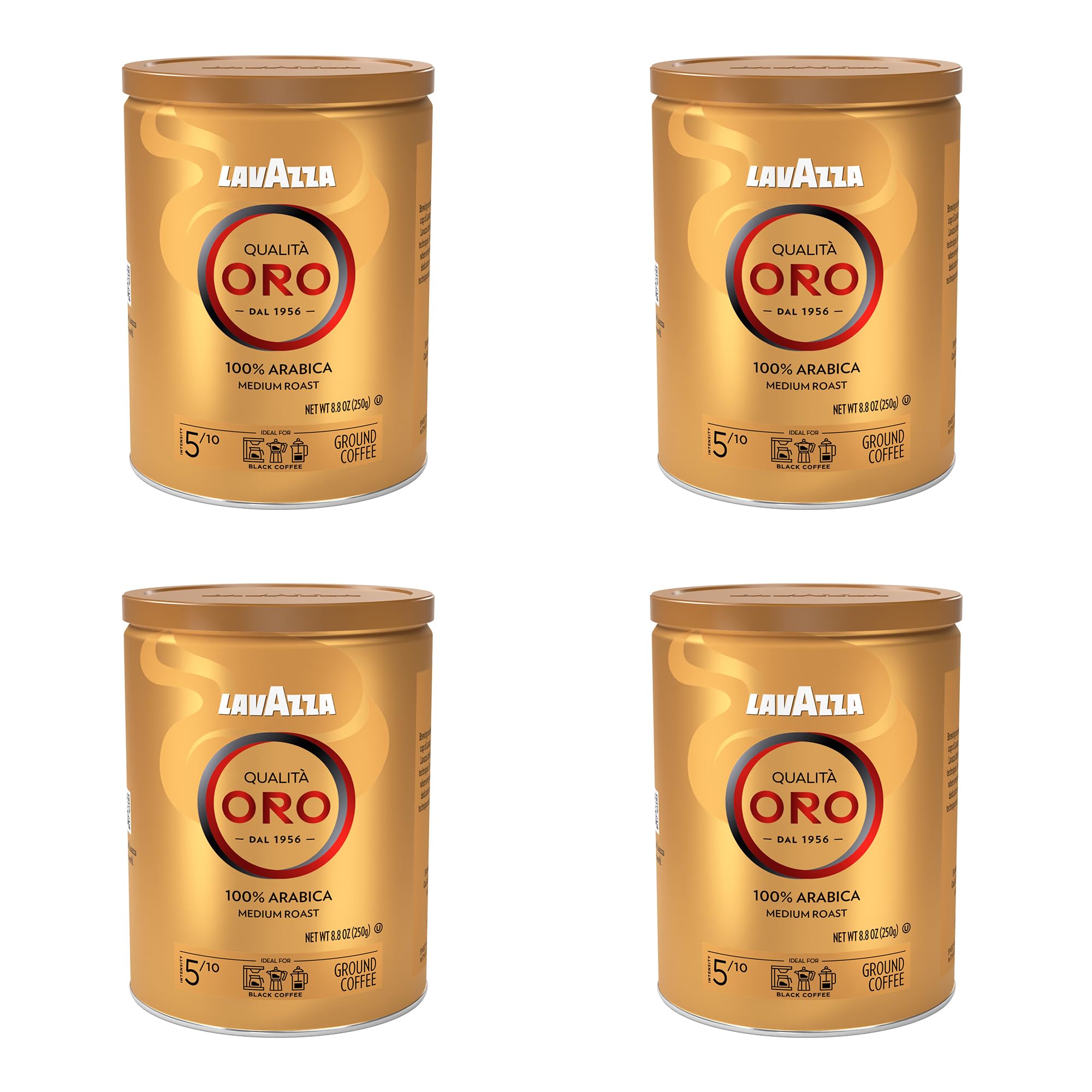 Lavazza Qualità Oro preparación en moka destacando cuerpo y sabor