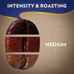 Close-up of Lavazza Super Crema whole beans highlighting roast texture and freshness