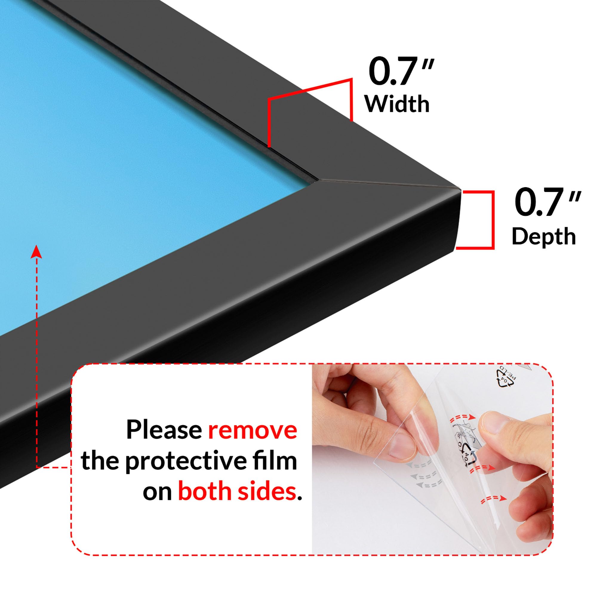 LaVie Home primer plano de esquina con protector que garantiza entrega sin daños