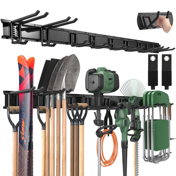 LBT front view 66-inch wall rack showing full organized storage and quick access
