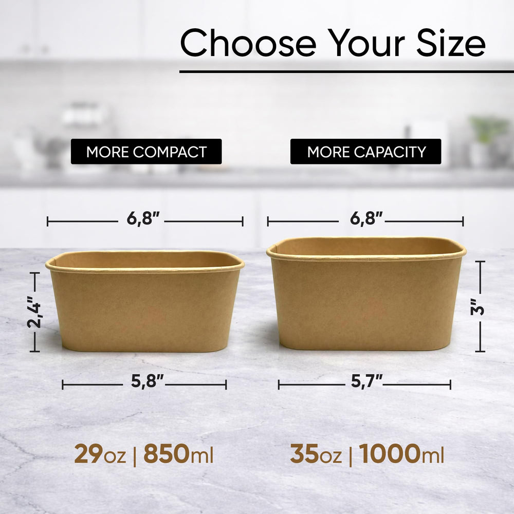 Leafiew 29oz bowl beside common items demonstrating true single-meal capacity