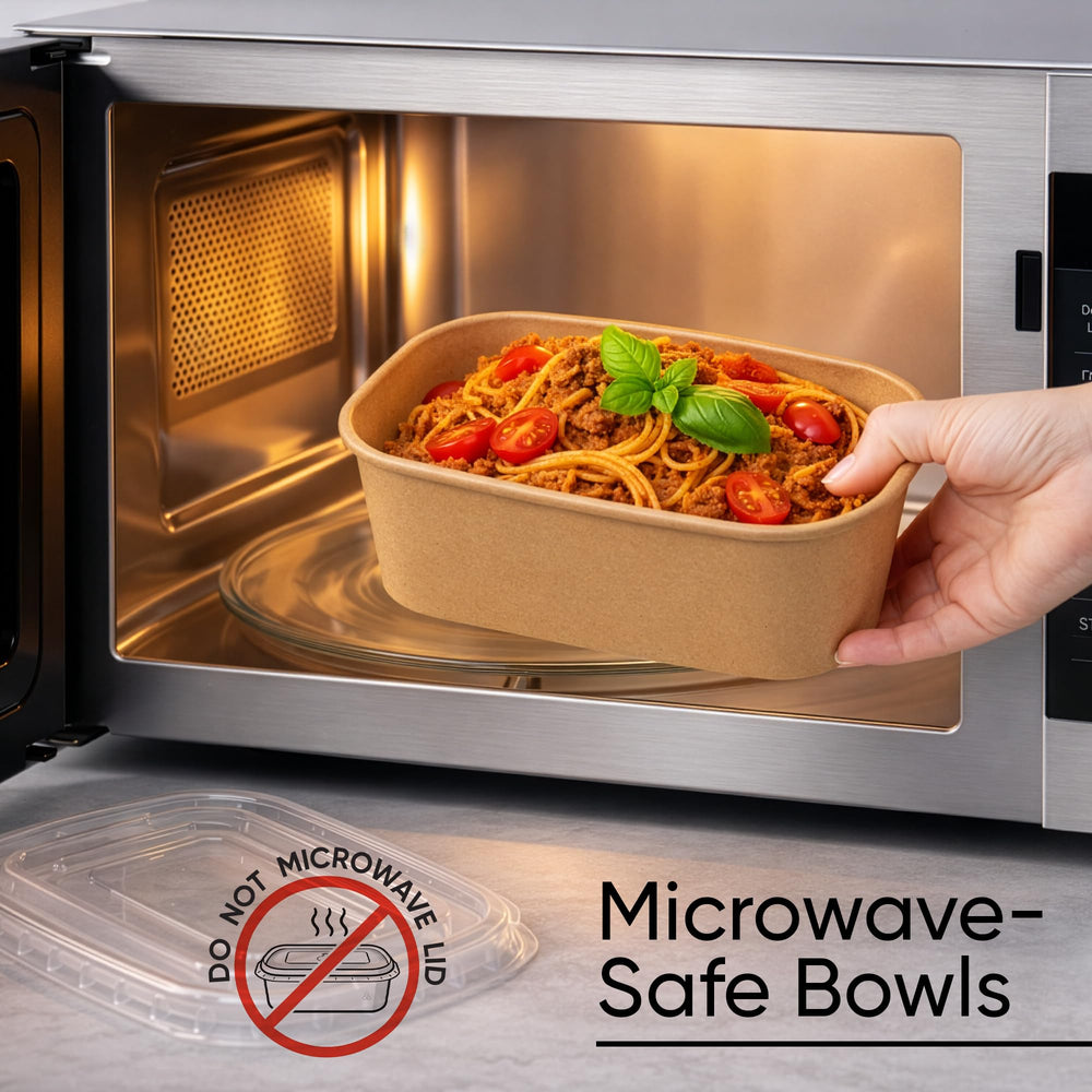 Leafiew bowl in use with salad showing single-serve convenience on-the-go
