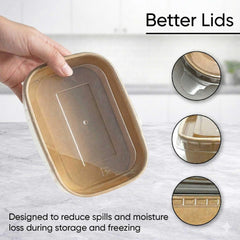 Leafiew clear lid close-up that secures rim and prevents leaks during transport