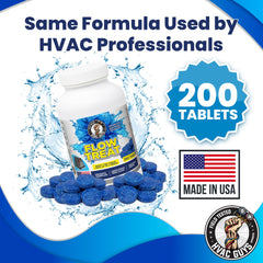 Leak Saver tableta en primer plano con textura soluble, fácil aplicación