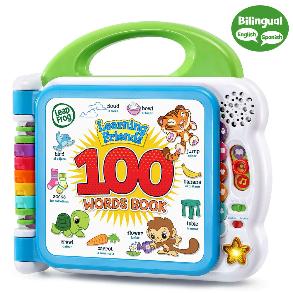 LeapFrog botón estrella iluminado mostrando control de canciones