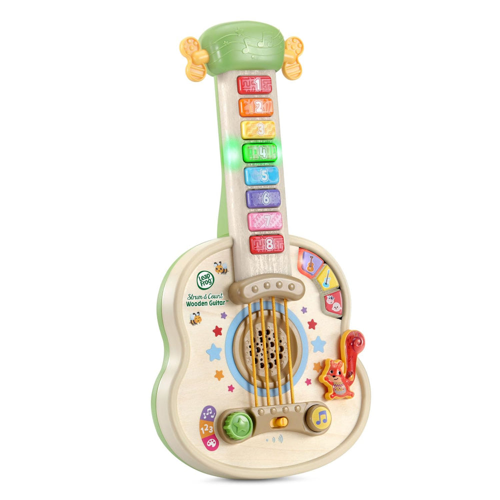 LeapFrog detalle de trastes de colores con números visible para aprendizaje