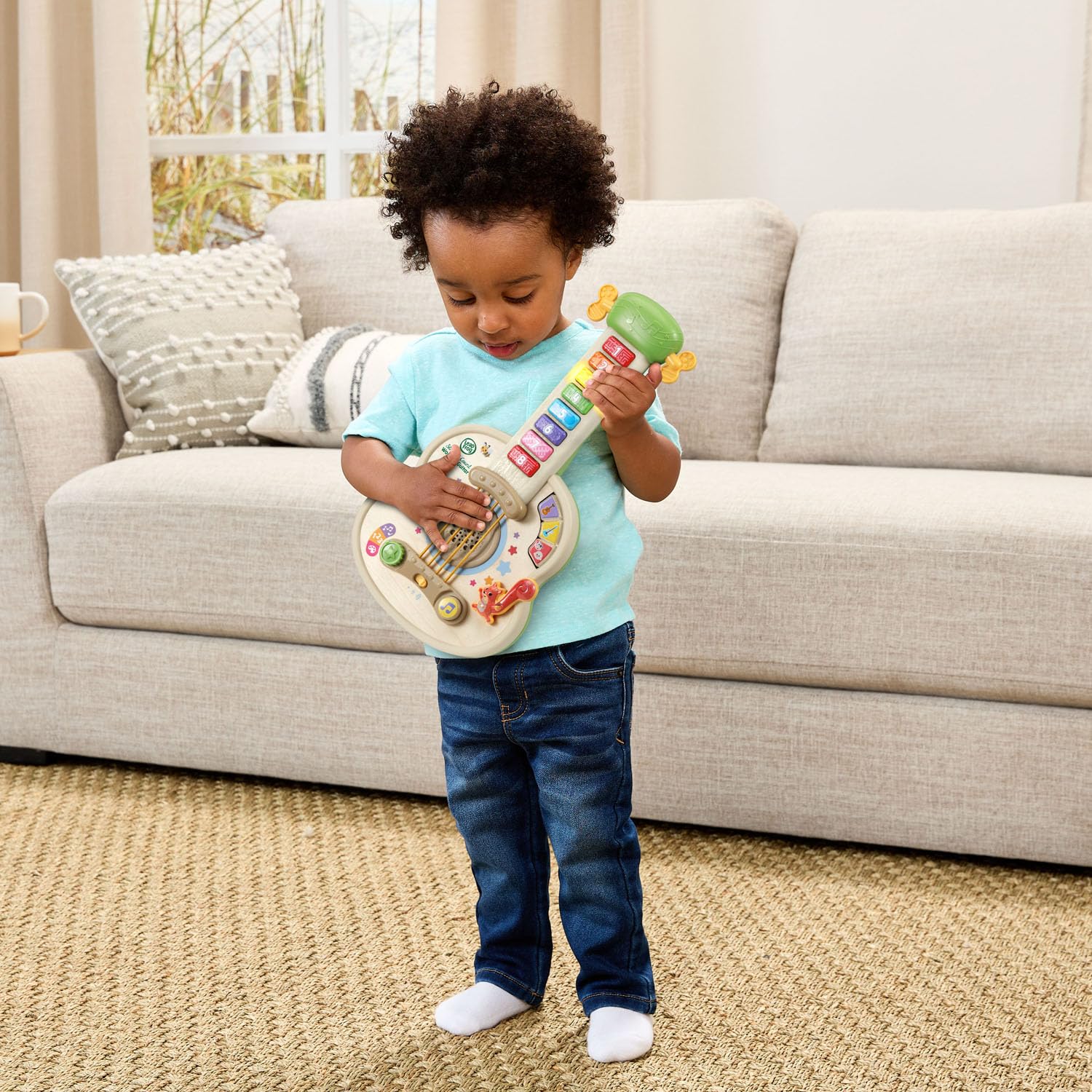 LeapFrog selector de modos acústico, eléctrico y animales para variar sonidos