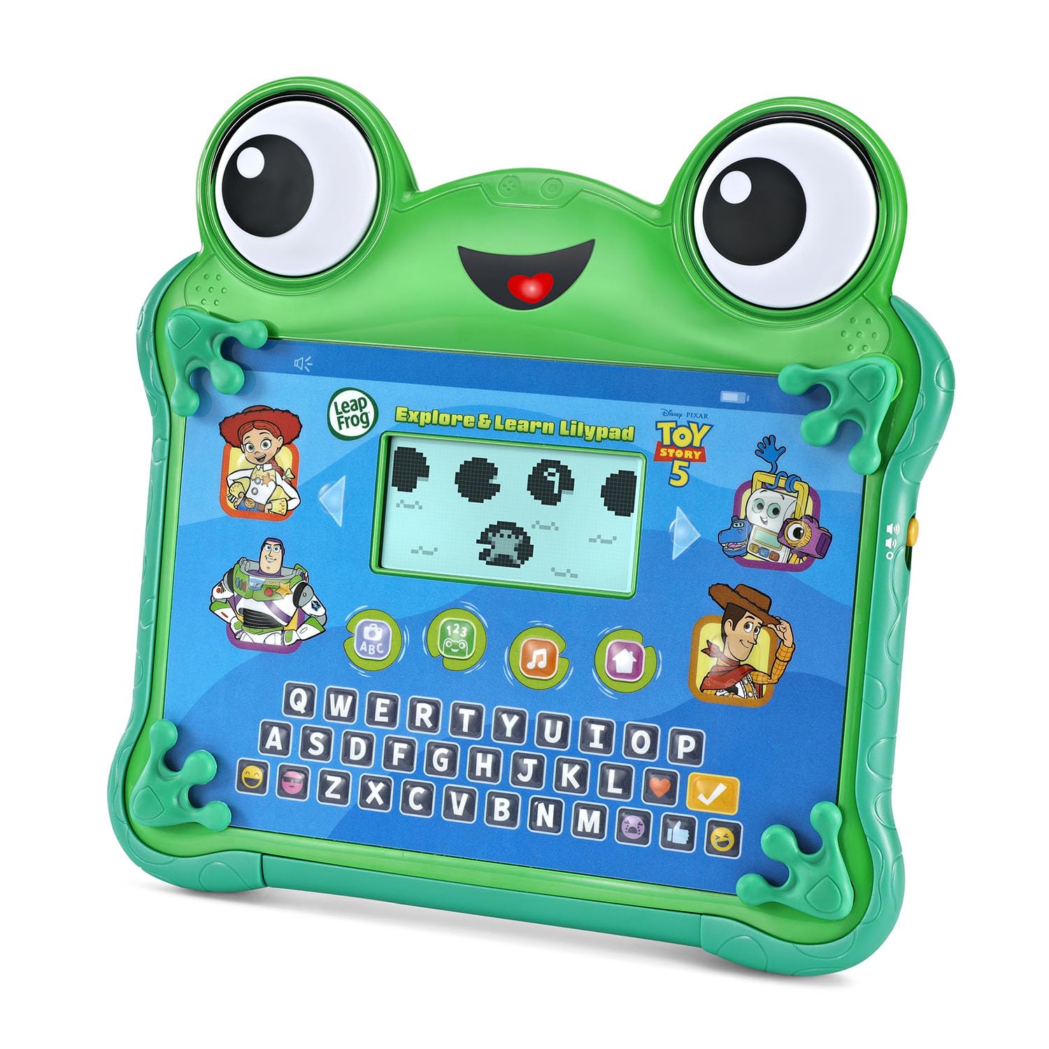 LeapFrog Lilypad botones de letras y emojis para interacción educativa y ritmo