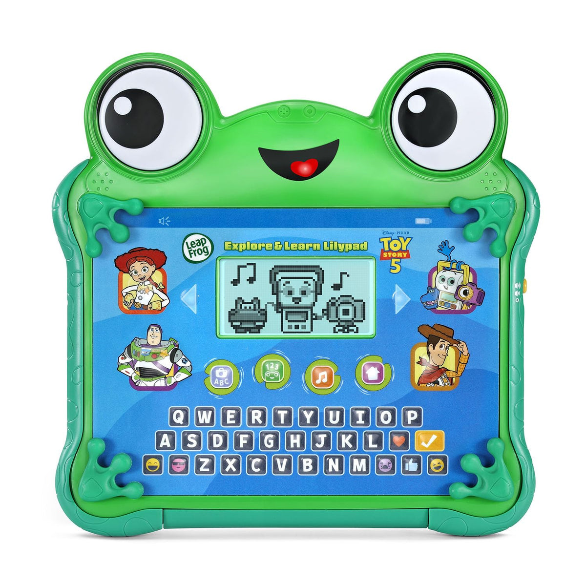 LeapFrog Lilypad frontal mostrando diseño y botones, ideal para aprendizaje táctil