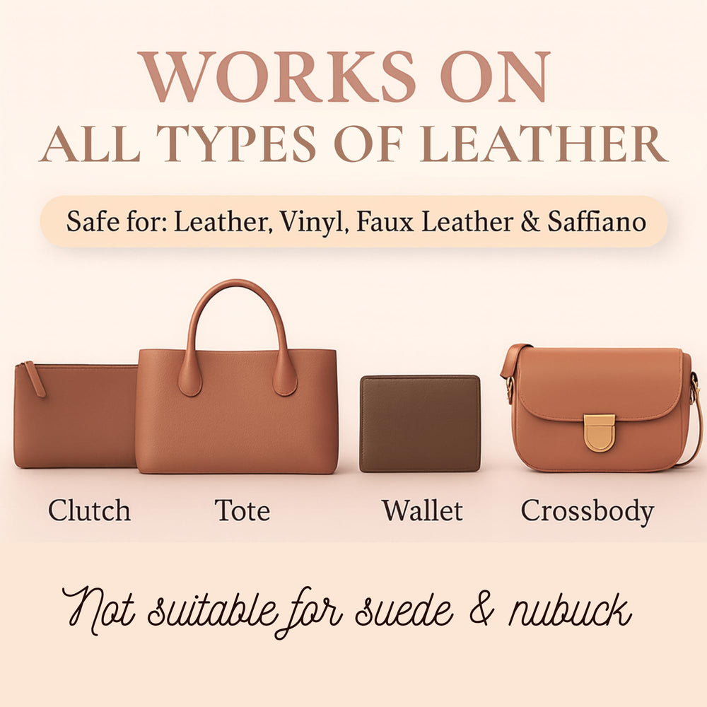 Leather Hero etiqueta de ingredientes, fórmula no tóxica y suave