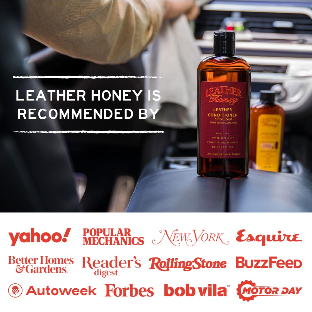 Leather Honey used on leather jacket in lifestyle scene showing protective benefit