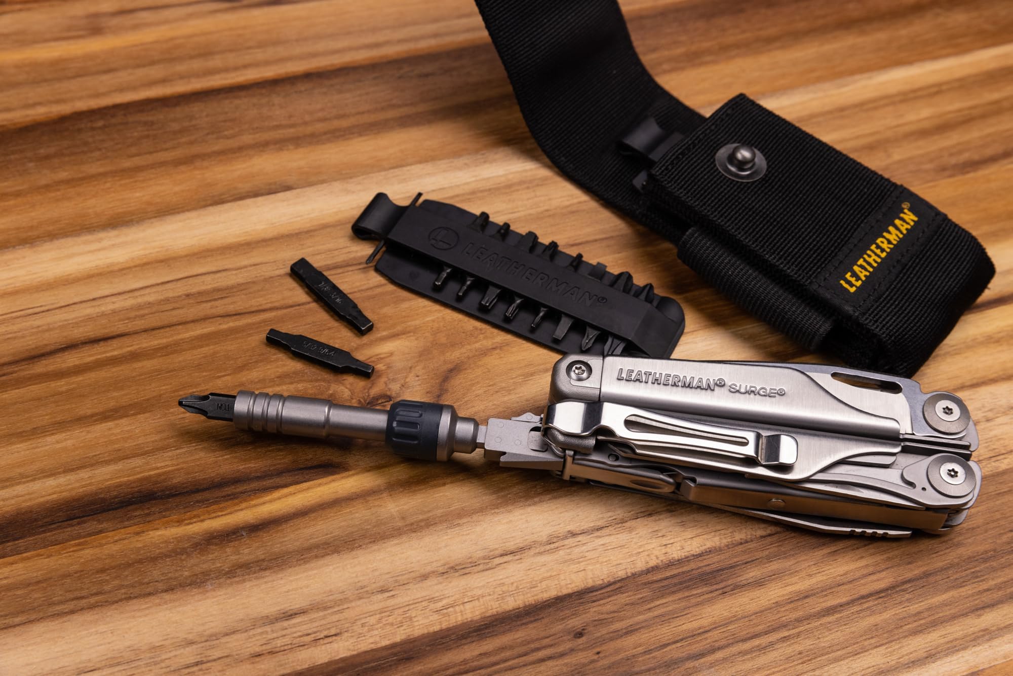Leatherman variedad de puntas compatibles para tareas múltiples