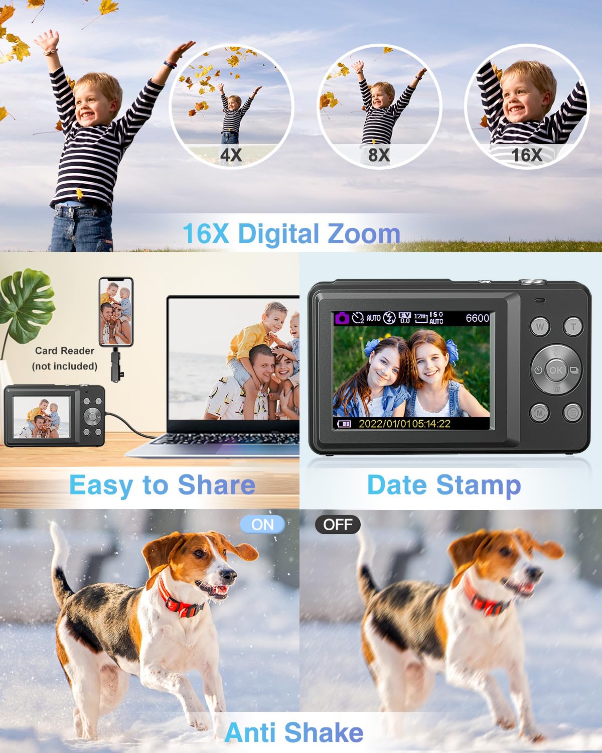 Lecran mounted on small tripod outdoors, stable video recording benefit