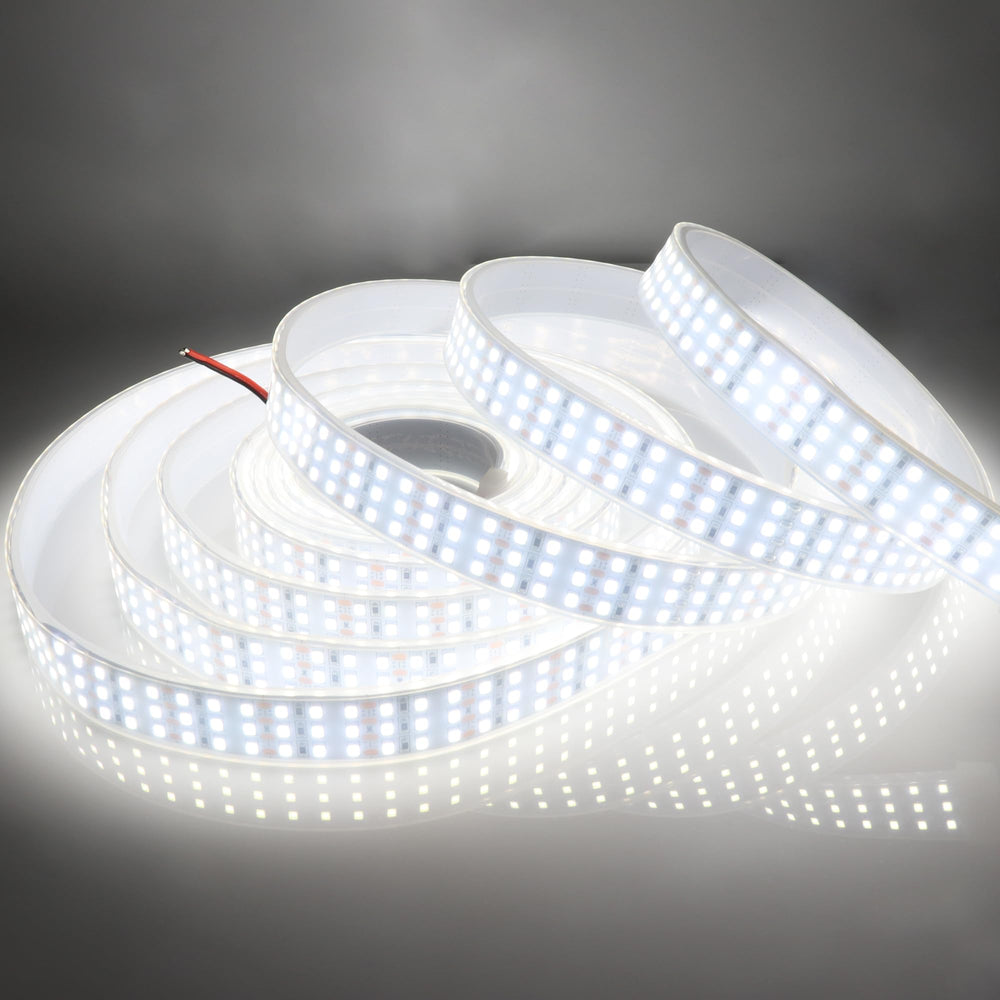 LEDENET close-up of triple row LEDs revealing dense chips and high brightness benefit