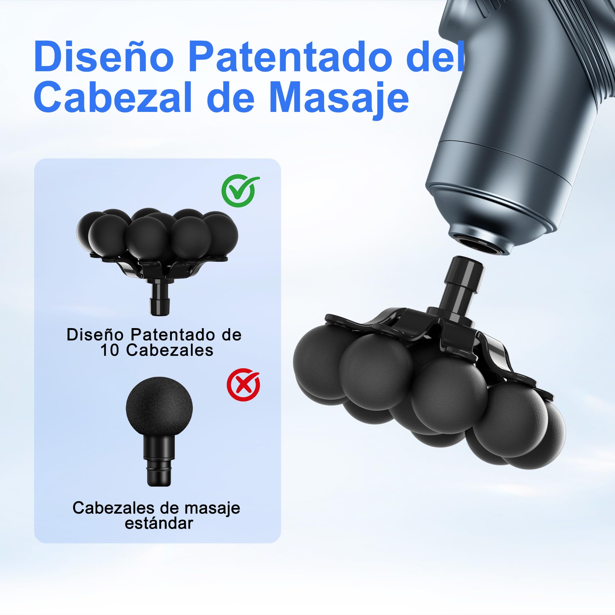LEERCON detalle del cabezal tipo panal que cubre más superficie
