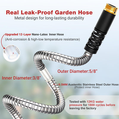 Lefree multi‑pattern nozzle showing 10 spray options for versatility