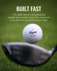 Legato LTX3085 urethane cover texture demonstrating soft feel and short-game control