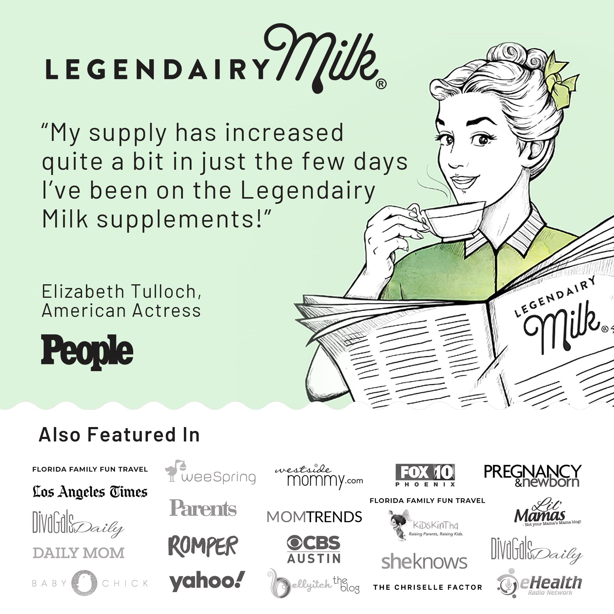 Legendairy Milk hojas de moringa y alfalfa cerca del frasco mostrando origen