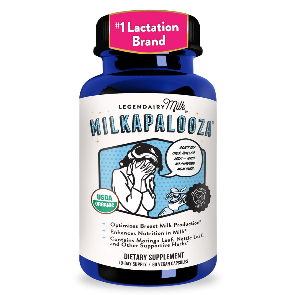 Legendairy Milk front packaging showing bottle and benefits