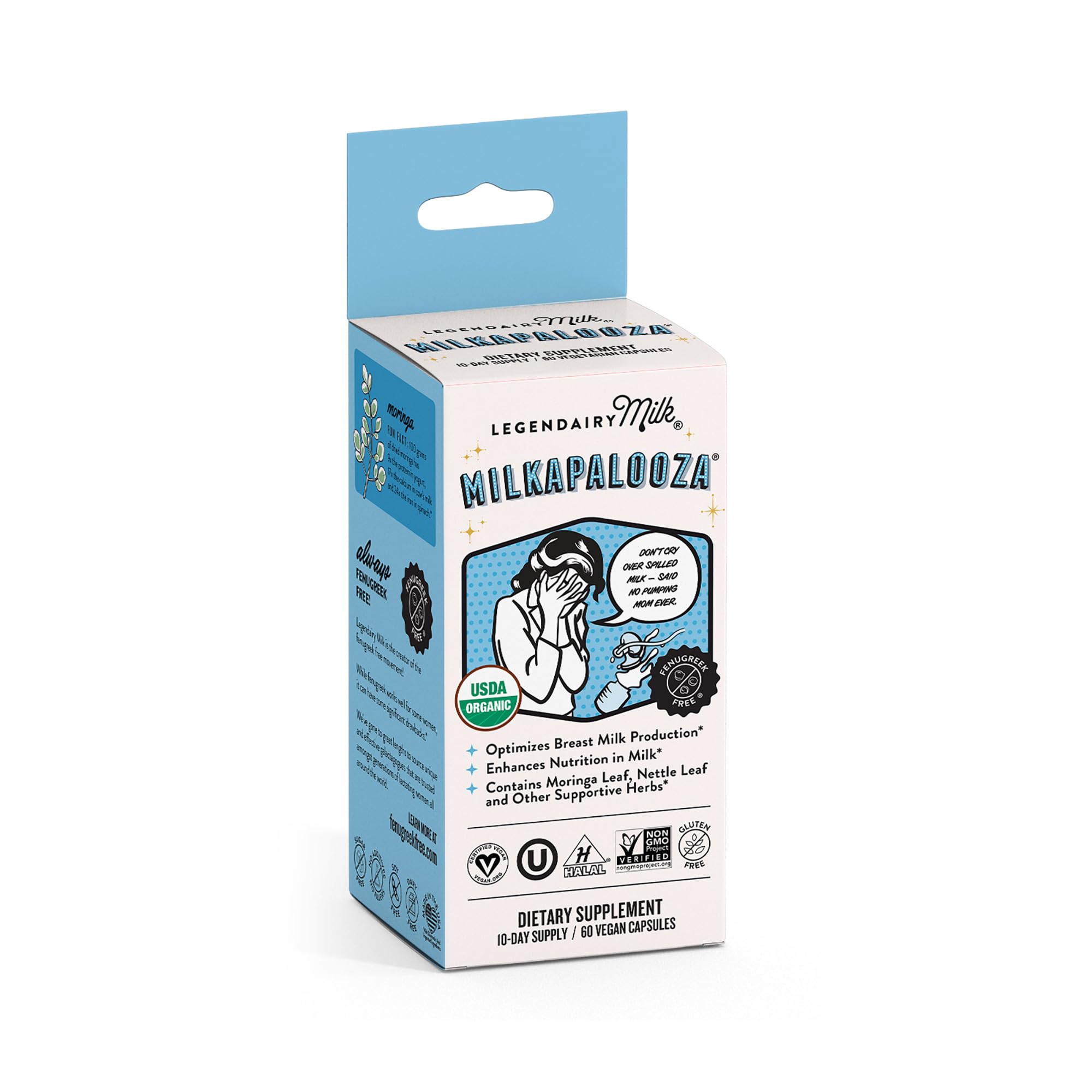 Legendairy Milk bottle on kitchen counter showing everyday convenience