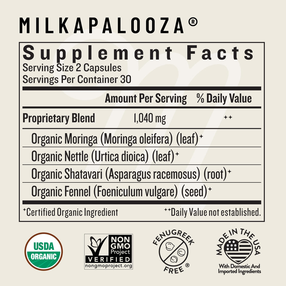 Legendairy Milk moringa leaves ingredient photo showing natural support