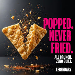 Legendary Foods chips en cuenco listos para servir con sabor intenso y crujiente