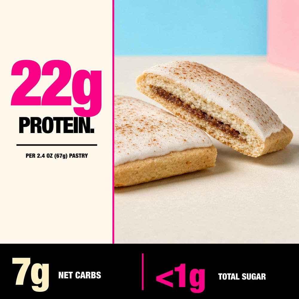 Legendary Foods detalle del glaseado con canela que realza sabor