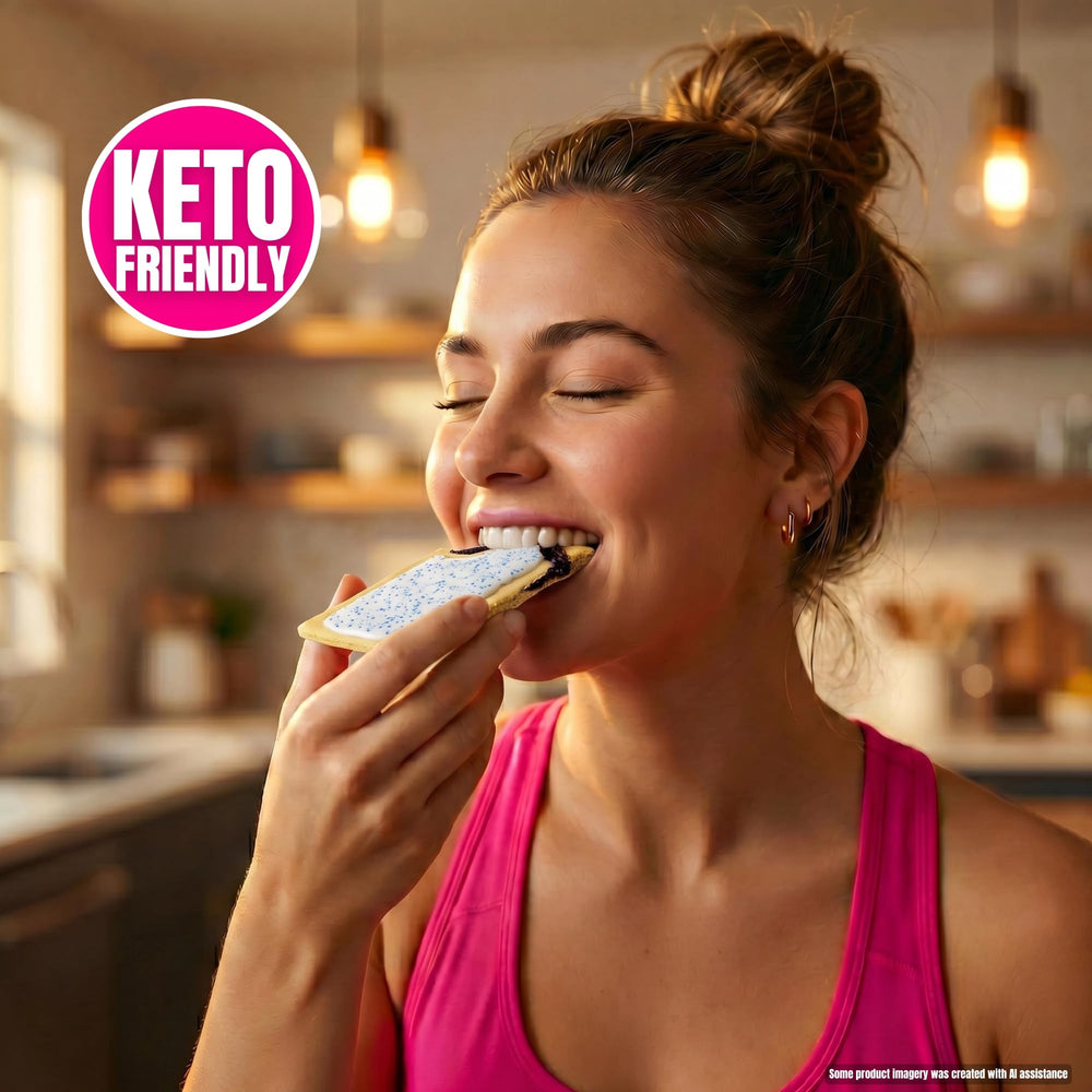 Legendary Foods pastry servido en mesa de desayuno como opción rápida y nutritiva