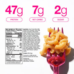 Legendary Foods textura cerca con pasta cremosa y aspecto apetecible