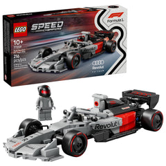 LEGO Audi Revolut F1 frontal mostrando diseño y atractivo para exhibir