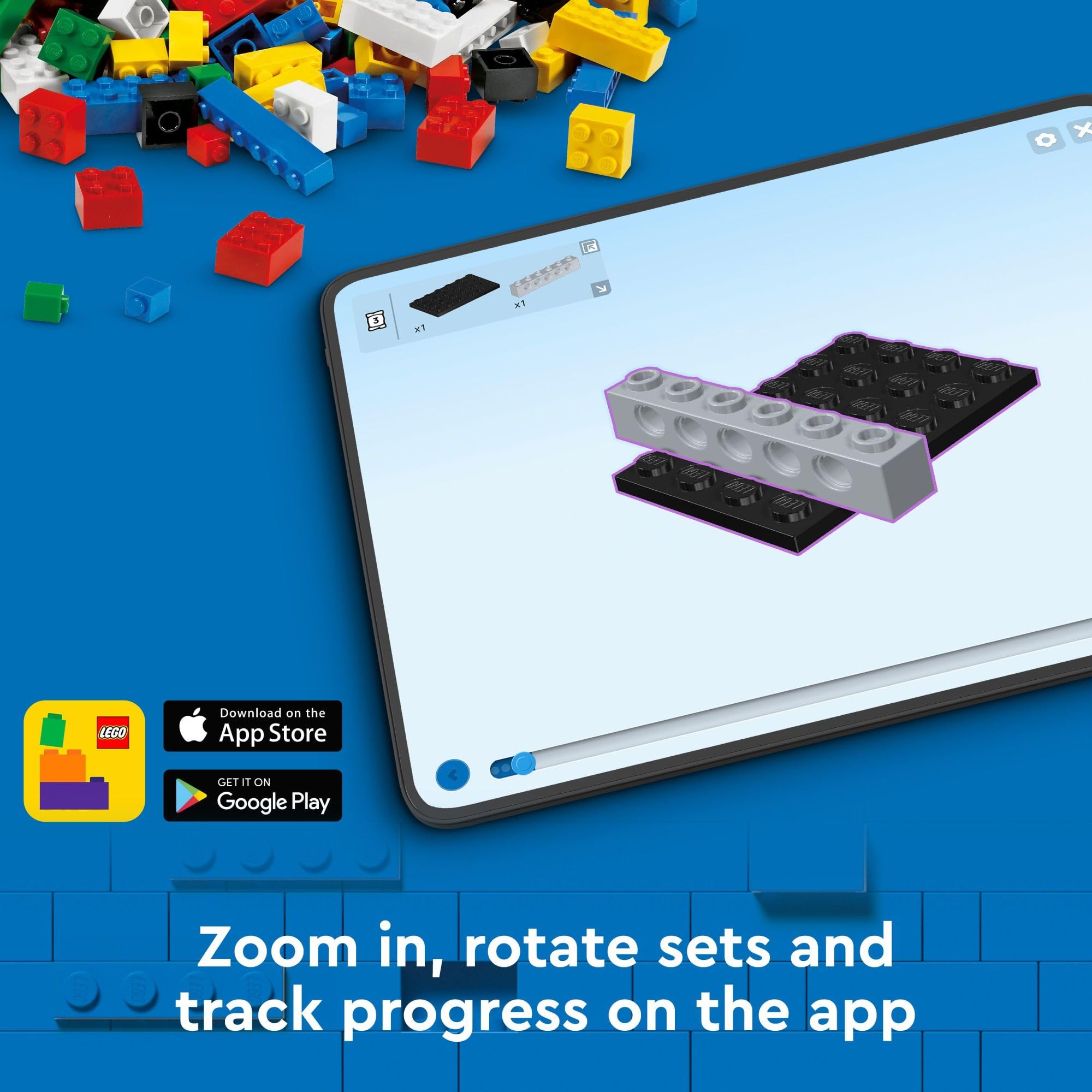 LEGO escena de juego con camión y figuras que inspira imaginación