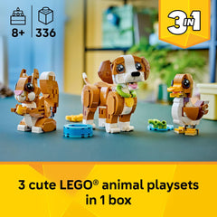 LEGO detalle del collar y hueso que añade juego narrativo
